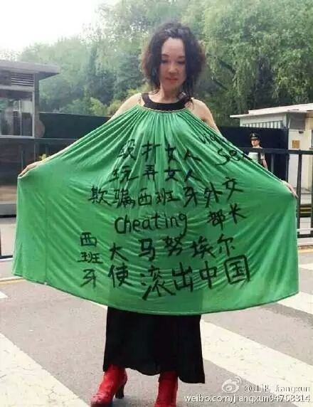 驻华大使与中国女子有染