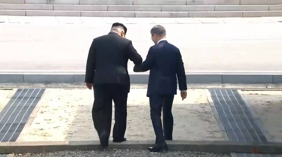 朝鲜战争后朝鲜最高领导人首次踏上韩国土地