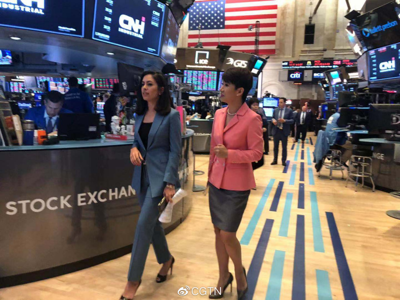 CGTN主播刘欣再上美国电视媒体发出中国声音