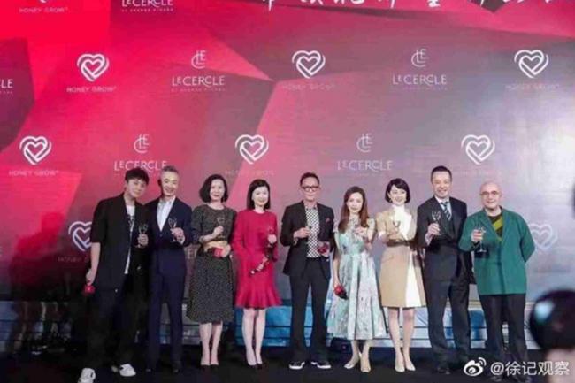 周正毅寿宴现场，