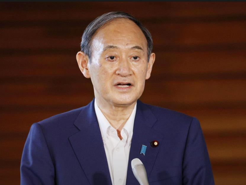 2021年9月3日，日本东京， 日本首相菅义伟宣布不参加自民党总裁选举