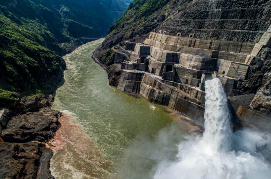 世界在建规模最大水电站——中国白鹤滩水电站