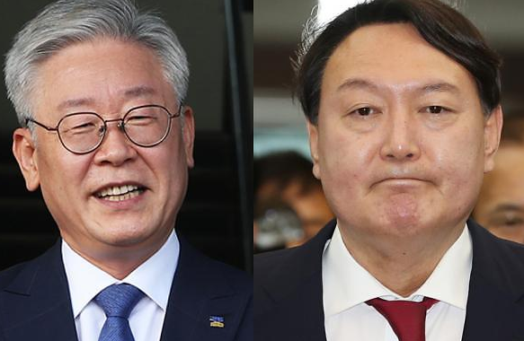 自由派执政党共同民主党的候选人李在明与主要保守派反对党国民力量党的候选人尹锡悦仍然势均力敌 ...