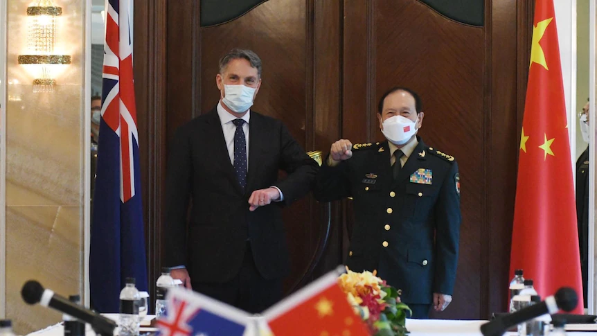 中澳防长三年来首次会面