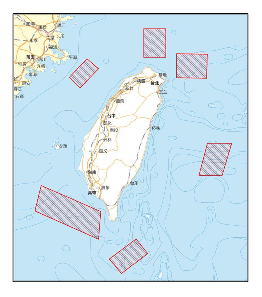 中国人民解放军将于8月4-7日在台湾周边实弹演习