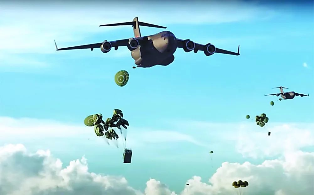 C-17大型运输机可以发射“弹药托盘”