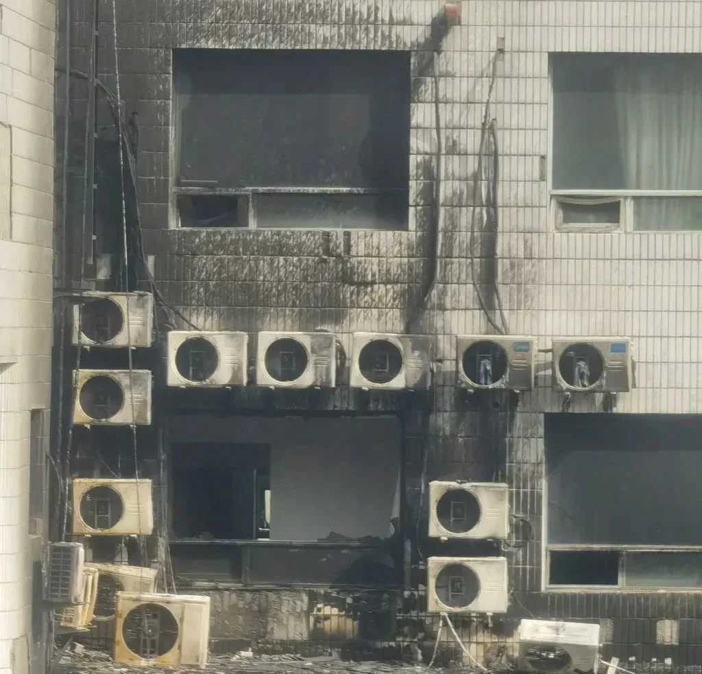 长峰医院火灾现场
