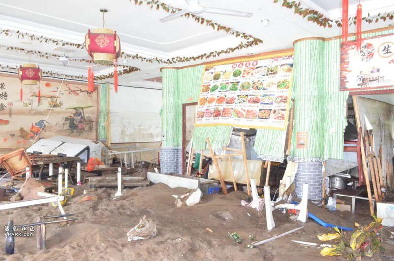 野三坡景区遭受毁灭性损毁