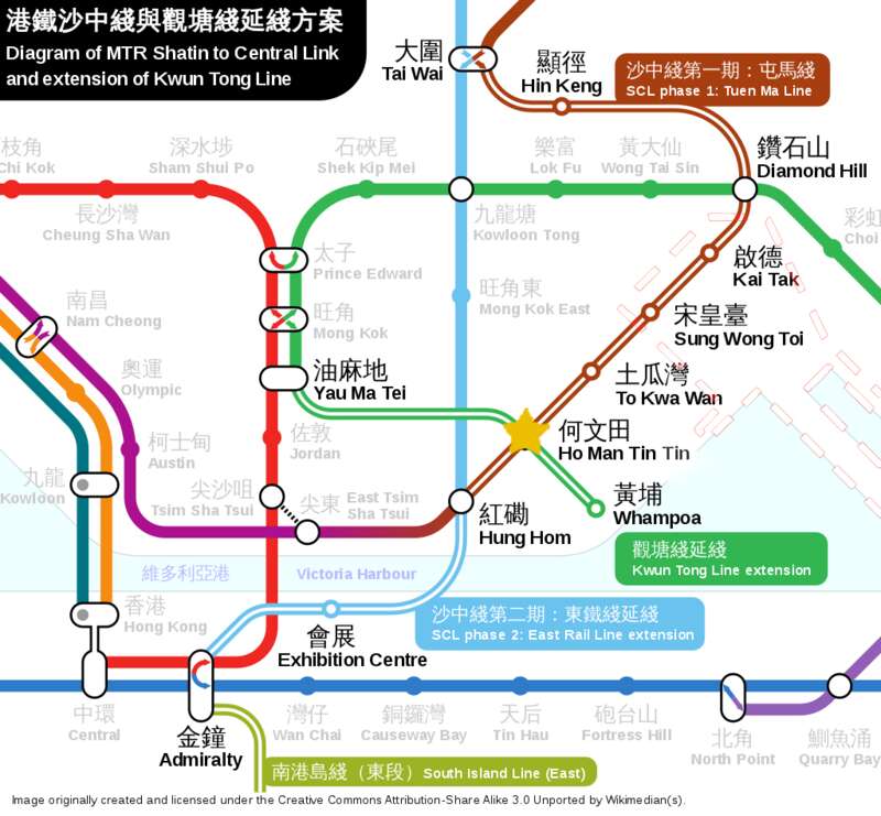 何文田属于九龙区市中心，地理位置优秀