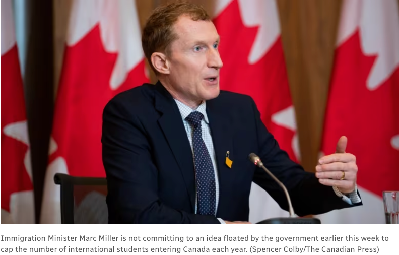 移民部长马克·米勒（Marc Miller ）在多伦多宣布两项新的移民试点计划