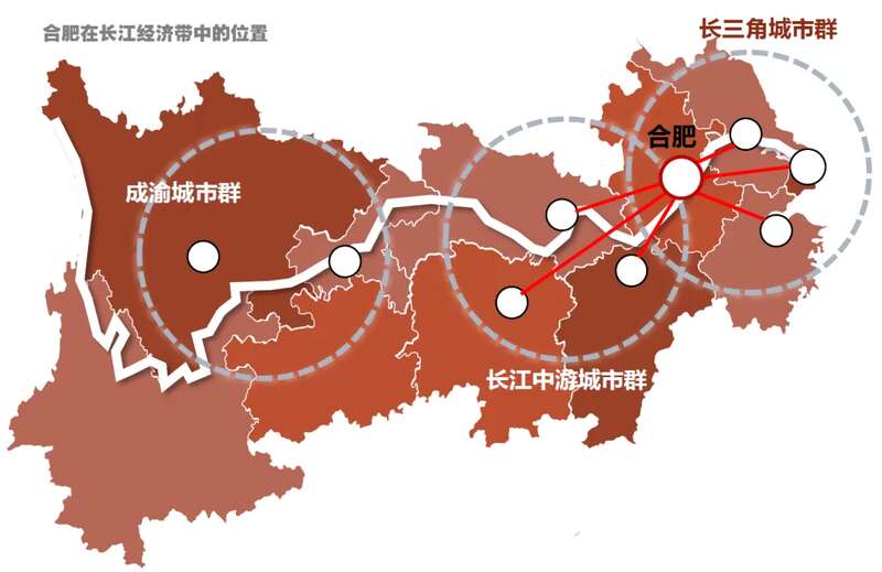 安徽在长江经济带的位置