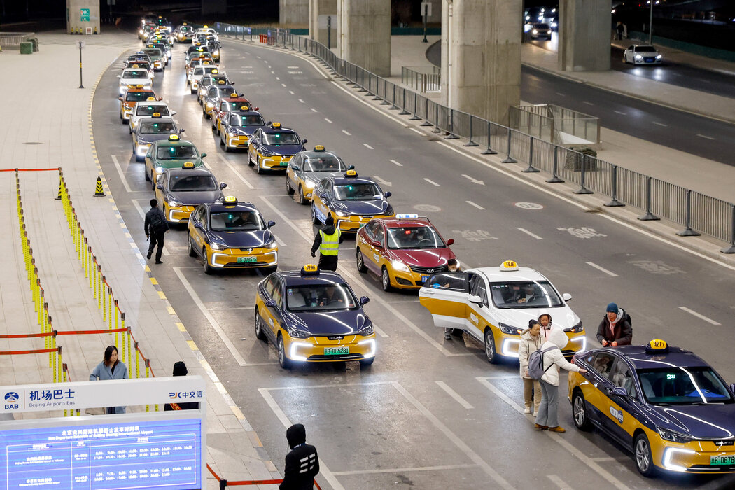 北京大兴国际机场的出租车