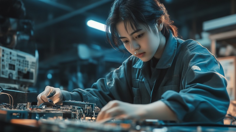 年轻人走进技校“本升专”