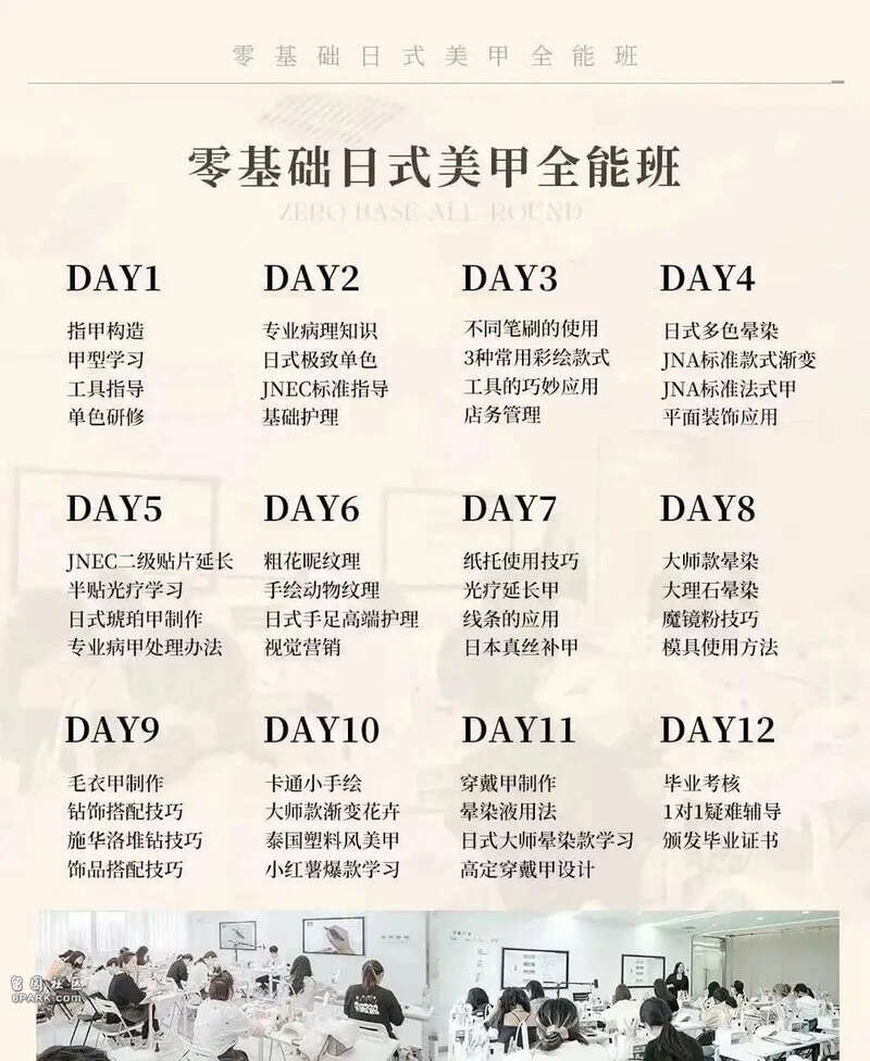 美甲培训班