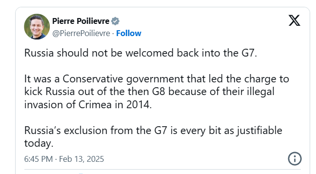 加拿大联邦保守党领袖Pierre Poilievre