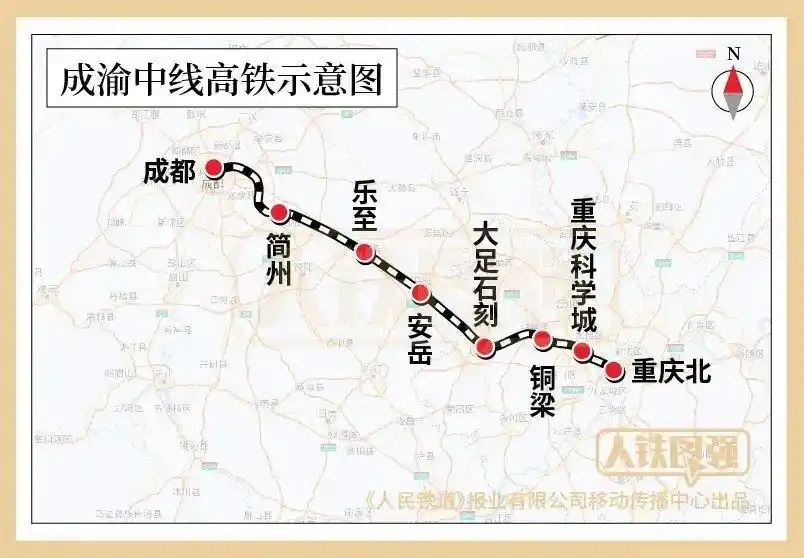 成渝中线高铁