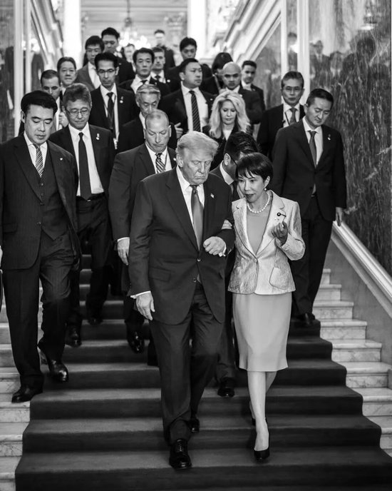 高市早苗欢迎特朗普